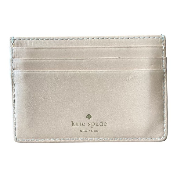 Kate Spade Card Case Bright Orange - Picture 2 of 3